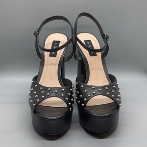 Aqua Cullen High Heel Platform Sandals Size 9.5B